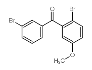 2,3'-DIBROMO-5-METHOXYBENZOPHENONE结构式