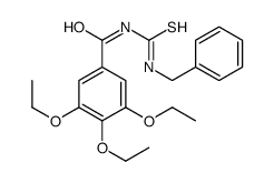 N-(benzylcarbamothioyl)-3,4,5-triethoxybenzamide结构式