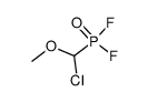 (methoxychloromethyl)phosphonic difluoride结构式