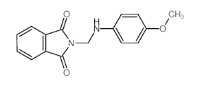 1H-Isoindole-1,3(2H)-dione,2-[[(4-methoxyphenyl)amino]methyl]- picture