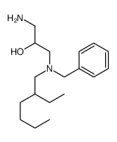 1-amino-3-[benzyl(2-ethylhexyl)amino]propan-2-ol结构式