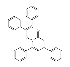 4,6-diphenyl-1-(N-phenylbenzimidoyloxy)-2-pyridone结构式