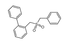 1-(2-Biphenylyl)-3-phenyl-2-thiapropan-2,2-dioxid结构式