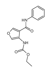 4-(Phenylcarbamoyl)-3-furancarbamic Acid Ethyl Ester Structure