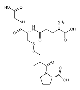 captopril-glutathione mixed disulfide Structure