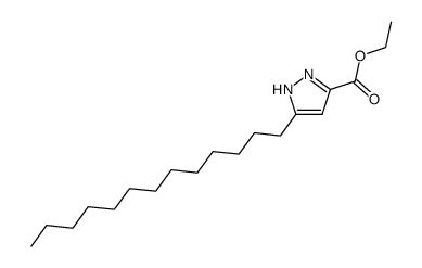 ethyl 5-n-tridecylpyrazole-3-carboxylate结构式