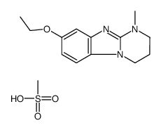 8-ethoxy-1-methyl-3,4-dihydro-2H-pyrimido[1,2-a]benzimidazole,methanesulfonic acid结构式