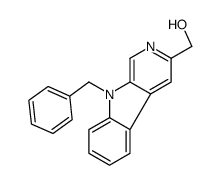 (9-benzylpyrido[3,4-b]indol-3-yl)methanol结构式