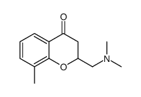 4-Chromanone,2-[(dimethylamino)methyl]-8-methyl-(8CI)结构式