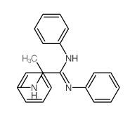 Propanimidamide,N,N'-diphenyl-2-(phenylamino)- structure