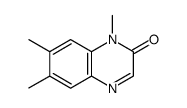 2(1H)-Quinoxalinone,1,6,7-trimethyl-(6CI,7CI,9CI)结构式