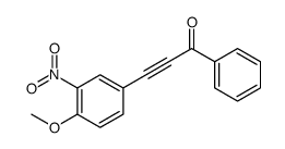 3-(4-methoxy-3-nitrophenyl)-1-phenylprop-2-yn-1-one结构式