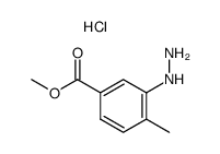 methyl 3-hydrazino-4-methylbenzoate hydrochloride结构式