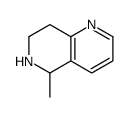 5-Methyl-5,6,7,8-tetrahydro-1,6-naphthyridine结构式