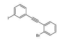 1-bromo-2-[2-(3-iodophenyl)ethynyl]benzene Structure