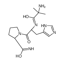 (2S)-1-[(2S)-2-[(2-amino-2-methylpropanoyl)amino]-3-(1H-imidazol-5-yl)propanoyl]pyrrolidine-2-carboxamide Structure