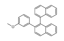 2-(3-methoxyphenyl)-1-naphthalen-1-ylnaphthalene Structure