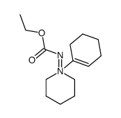 (1-(cyclohex-1-en-1-yl)piperidin-1-ium-1-yl)(ethoxycarbonyl)amide Structure