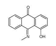 1-hydroxy-9-methylaminoanthraquinone Structure