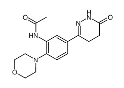 6-(3-acetamido-4-morpholinophenyl)-4,5-dihydro-2H-pyridazine-3-one Structure