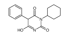 1-Cyclohexyl-5-phenylbarbituric acid structure