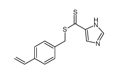 (4-ethenylphenyl)methyl 1H-imidazole-5-carbodithioate Structure