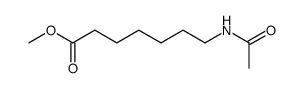 7-acetylamino-heptanoic acid methyl ester结构式