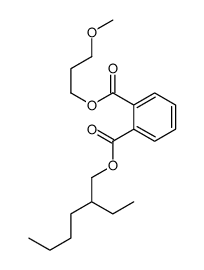 2-O-(2-ethylhexyl) 1-O-(3-methoxypropyl) benzene-1,2-dicarboxylate结构式