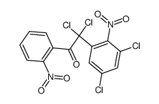 Acetophenone,-alpha-,-alpha--dichloro--alpha--(3,5-dichloro-2-nitrophenyl)-2-nitro- (4CI) Structure