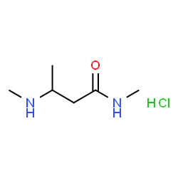 N-methyl-3-(methylamino)butanamide(SALTDATA: HCl) Structure