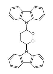 3,6-di(9-carbazolyl)-1,2-dioxane Structure