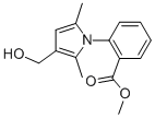 2-[3-(hydroxymethyl)-2,5-dimethyl-1h-pyrrol-1-yl]-benzoic acid methyl ester structure