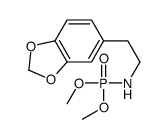 2-(1,3-benzodioxol-5-yl)-N-dimethoxyphosphorylethanamine结构式