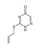 3-(allylthio)-1,2,4-triazin-5(2H)-one结构式