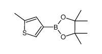 4,4,5,5-tetramethyl-2-(5-methylthiophen-3-yl)-1,3,2-dioxaborolane Structure