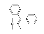 1,1-diphenylprop-1-en-2-yl(trimethyl)silane结构式