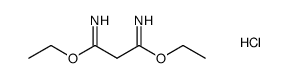 malonodiimidic acid diethyl ester dihydrochloride Structure