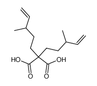 2,2-bis-(3-methyl-4-pentenyl)malonic acid Structure