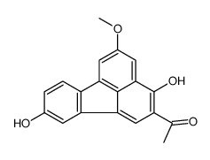 1-(3,9-dihydroxy-5-methoxyfluoranthen-2-yl)ethanone Structure