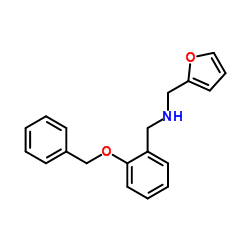 1-[2-(Benzyloxy)phenyl]-N-(2-furylmethyl)methanamine Structure