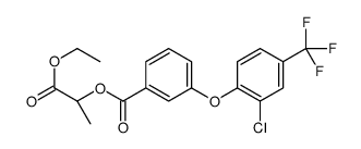 [(2R)-1-ethoxy-1-oxopropan-2-yl] 3-[2-chloro-4-(trifluoromethyl)phenoxy]benzoate结构式
