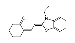 2-[2-(3-ethyl-1,3-benzothiazol-2-ylidene)ethylidene]cyclohexan-1-one Structure