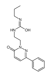 1-[2-(6-oxo-3-phenylpyridazin-1-yl)ethyl]-3-propylurea结构式