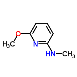 2-Methoxy-6-methylaminopyridine structure