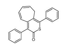 1,4-diphenyl-9H-cyclohepta[c]thiopyran-3-one结构式