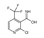 2-CHLORO-4-(TRIFLUOROMETHYL)NICOTINAMIDE Structure