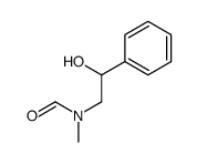 N-(2-hydroxy-2-phenylethyl)-N-methylformamide结构式