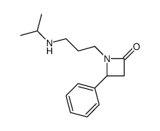 4-phenyl-1-[3-(propan-2-ylamino)propyl]azetidin-2-one结构式