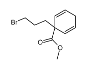 methyl 1-(3-bromopropyl)cyclohexa-2,5-diene-1-carboxylate Structure