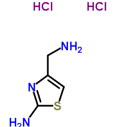 4-(Aminomethyl)-1,3-thiazol-2-amine dihydrochloride Structure